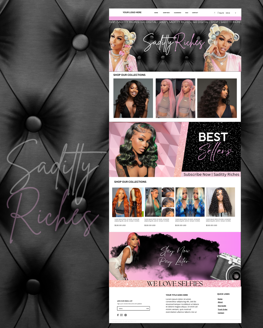 CUSTOMIZED SHOPIFY STORE