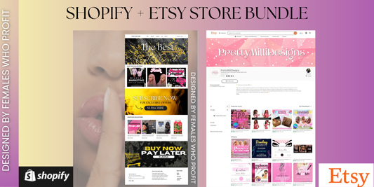 BUNDLE DEAL SHOPIFY STORE & ETSY STORE